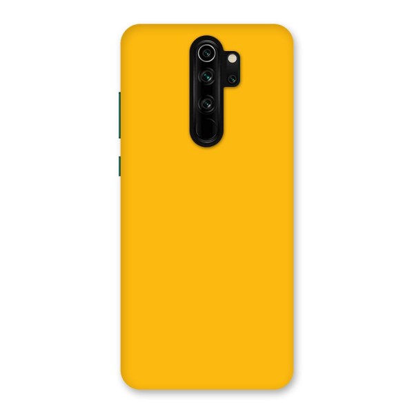 Gold Yellow Back Case for Redmi Note 8 Pro