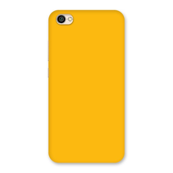 Gold Yellow Back Case for Redmi Y1 Lite
