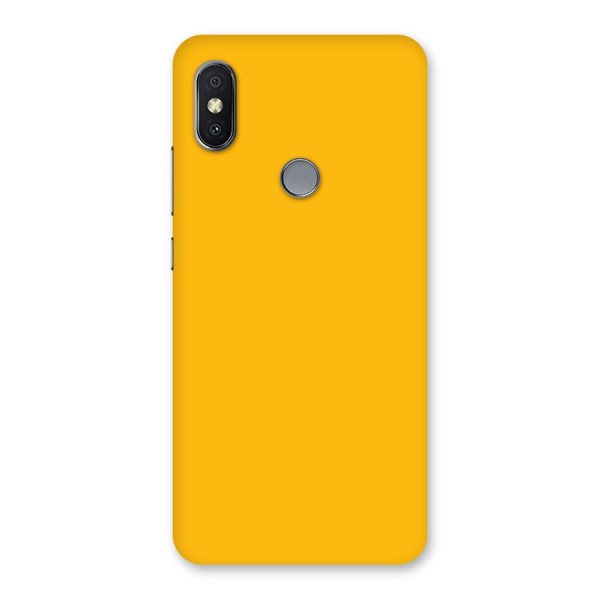 Gold Yellow Back Case for Redmi Y2
