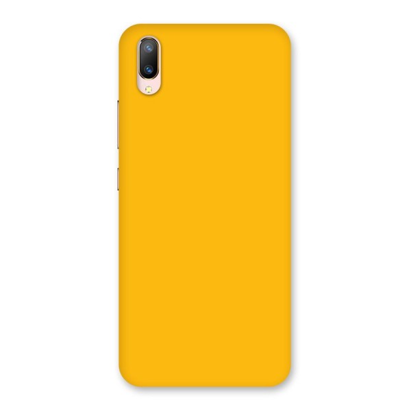 Gold Yellow Back Case for Vivo V11 Pro