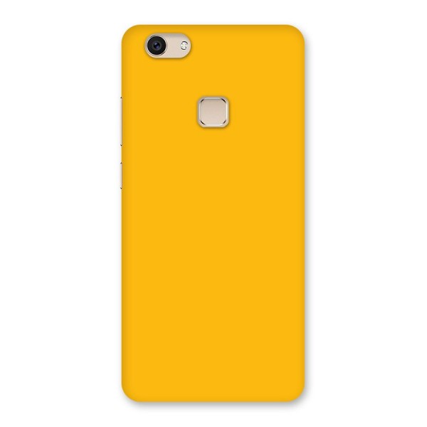 Gold Yellow Back Case for Vivo V7