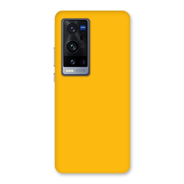Gold Yellow Back Case for Vivo X60 Pro Plus