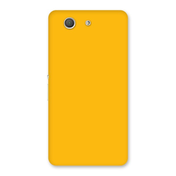 Gold Yellow Back Case for Xperia Z3 Compact