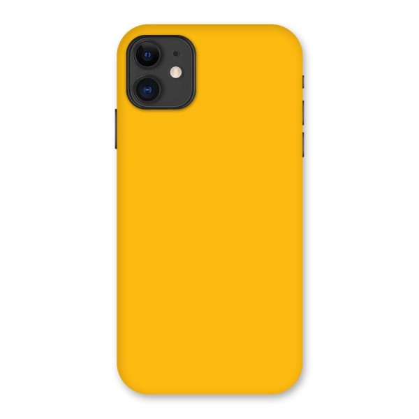 Gold Yellow Back Case for iPhone 11