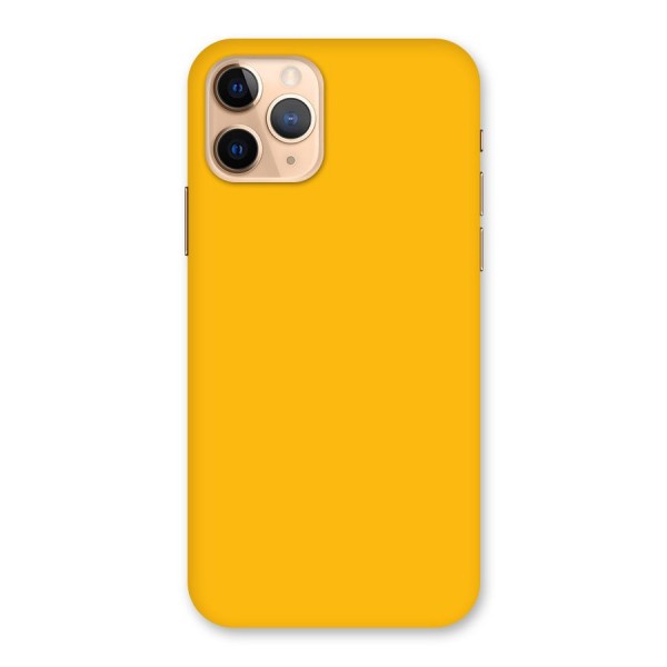 Gold Yellow Back Case for iPhone 11 Pro