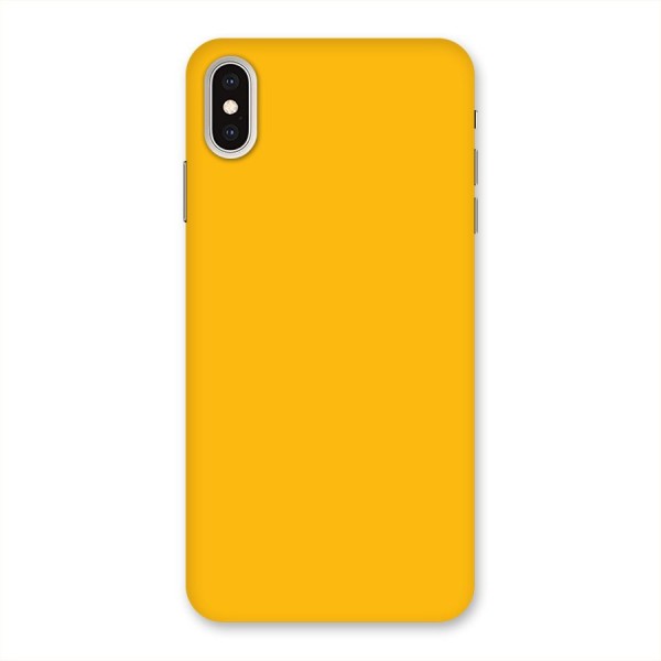 Gold Yellow Back Case for iPhone XS Max
