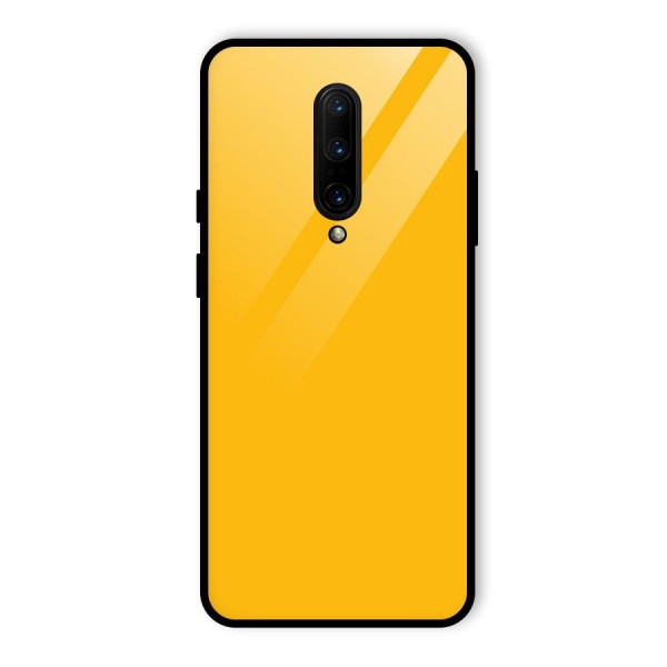 Gold Yellow Glass Back Case for OnePlus 7 Pro