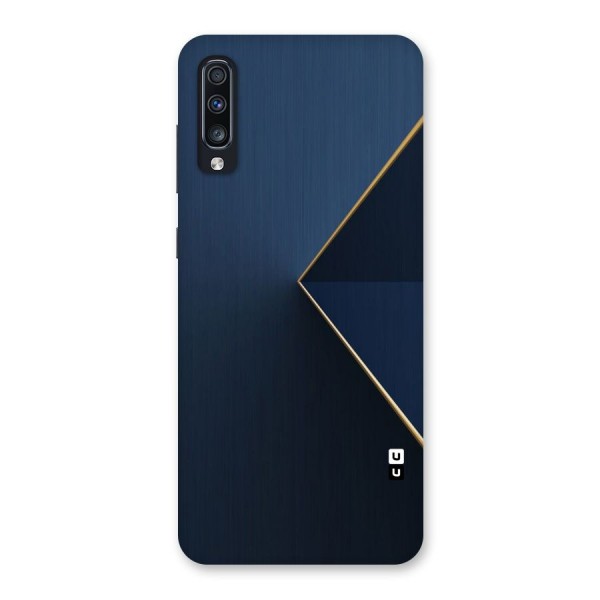 Golden Blue Triangle Back Case for Galaxy A70