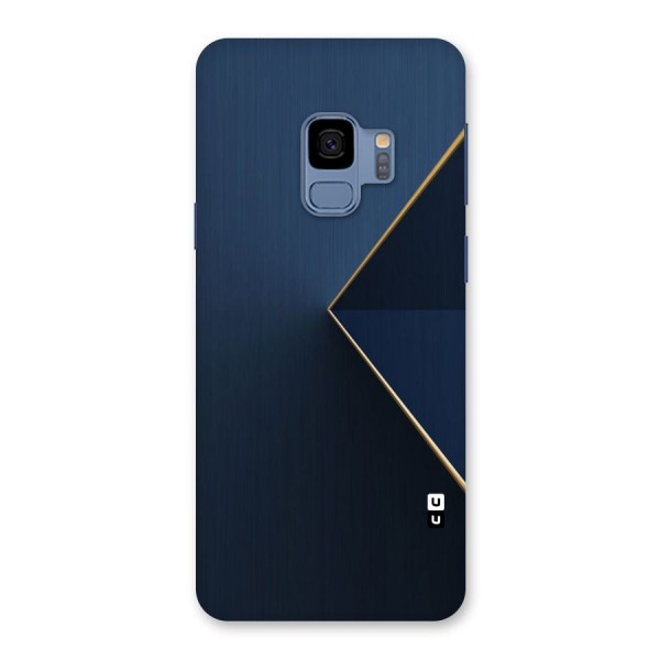 Golden Blue Triangle Back Case for Galaxy S9
