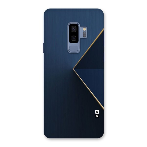 Golden Blue Triangle Back Case for Galaxy S9 Plus