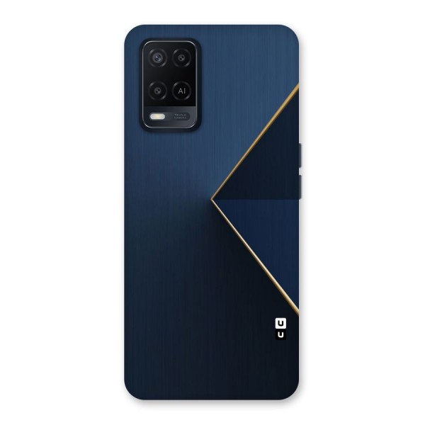 Golden Blue Triangle Back Case for Oppo A54