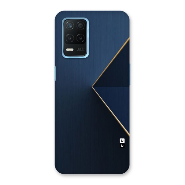 Golden Blue Triangle Back Case for Realme Narzo 30 5G