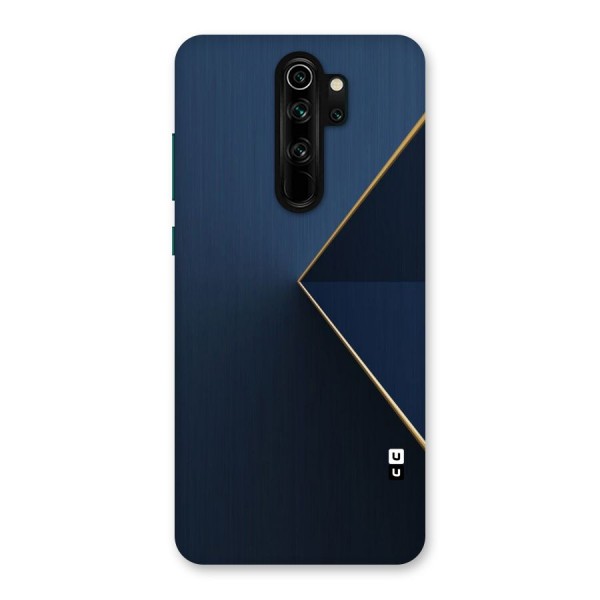 Golden Blue Triangle Back Case for Redmi Note 8 Pro