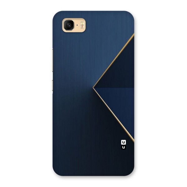 Golden Blue Triangle Back Case for Zenfone 3s Max