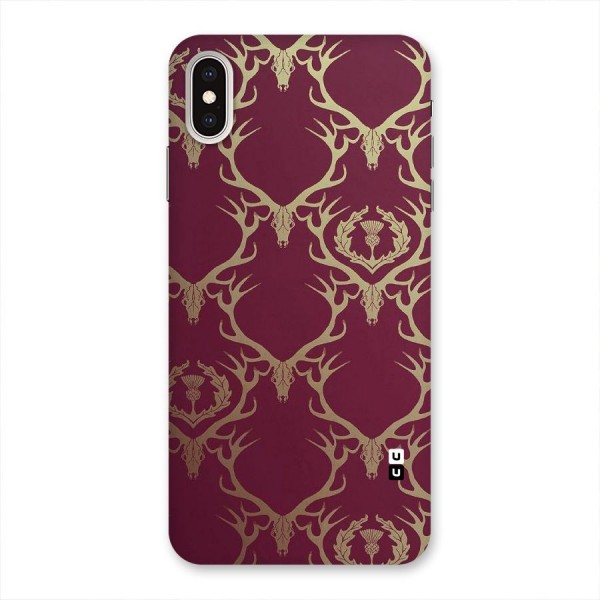 Golden Bull Design Back Case for iPhone XS Max