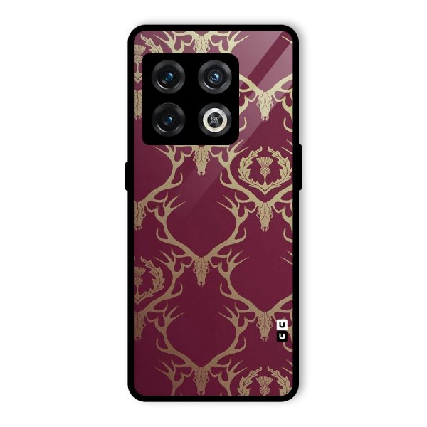 Golden Bull Design Glass Back Case for OnePlus 10 Pro 5G