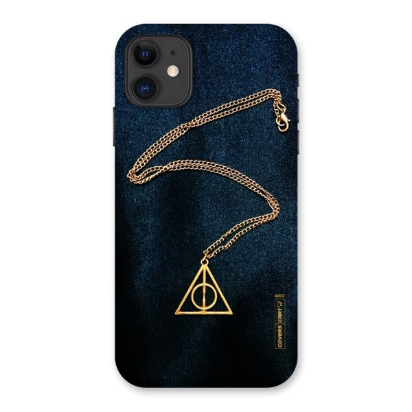 Golden Chain Back Case for iPhone 11