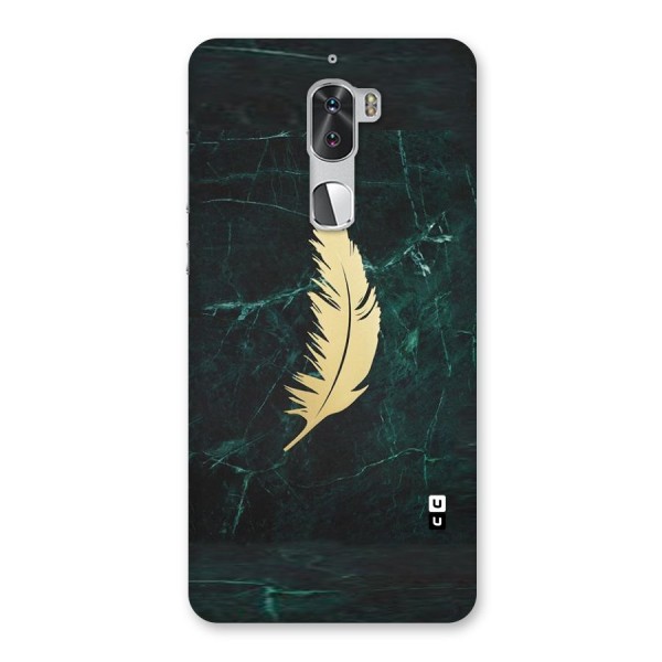 Golden Feather Back Case for Coolpad Cool 1