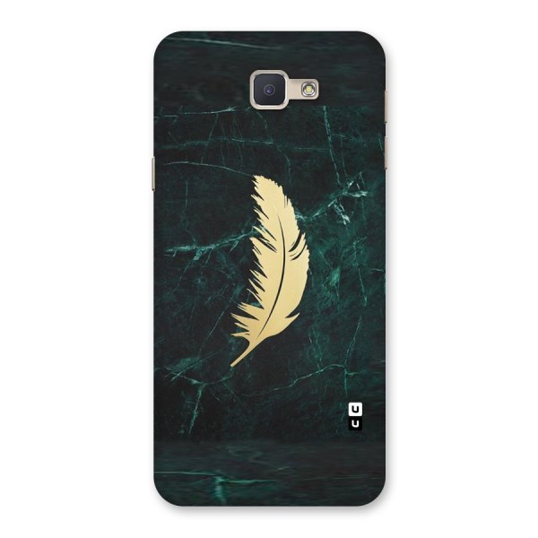 Golden Feather Back Case for Galaxy J5 Prime