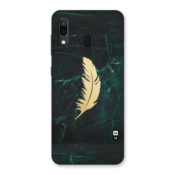 Golden Feather Back Case for Galaxy M10s