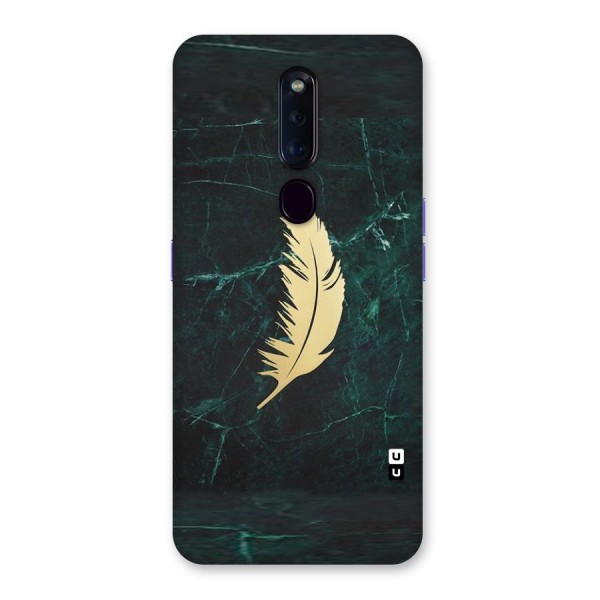 Golden Feather Back Case for Oppo F11 Pro
