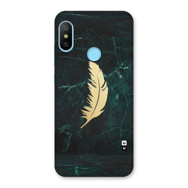 Golden Feather Back Case for Redmi 6 Pro