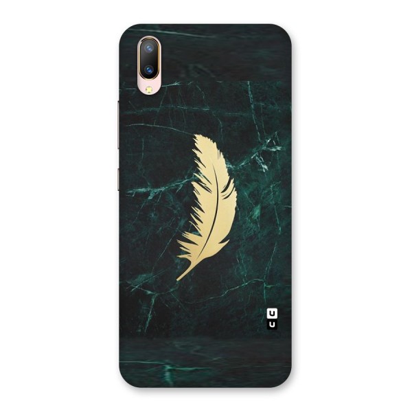 Golden Feather Back Case for Vivo V11 Pro