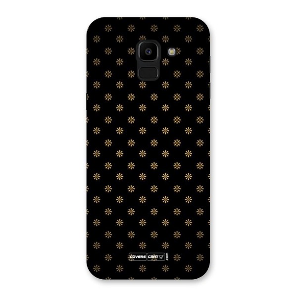 Golden Flowers Back Case for Galaxy J6