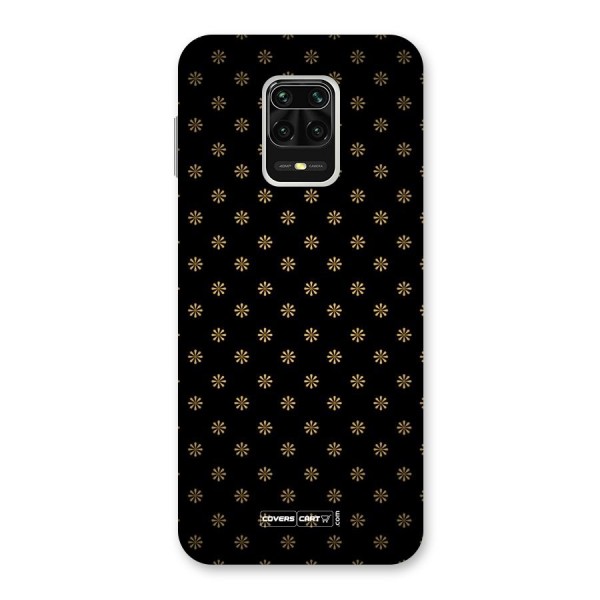 Golden Flowers Back Case for Redmi Note 9 Pro