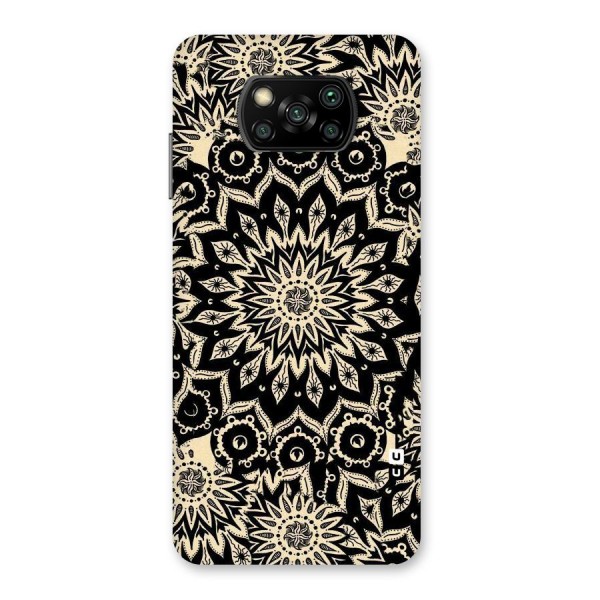 Golden Mandala Back Case for Poco X3