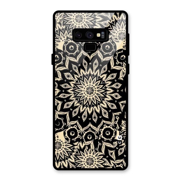 Golden Mandala Glass Back Case for Galaxy Note 9