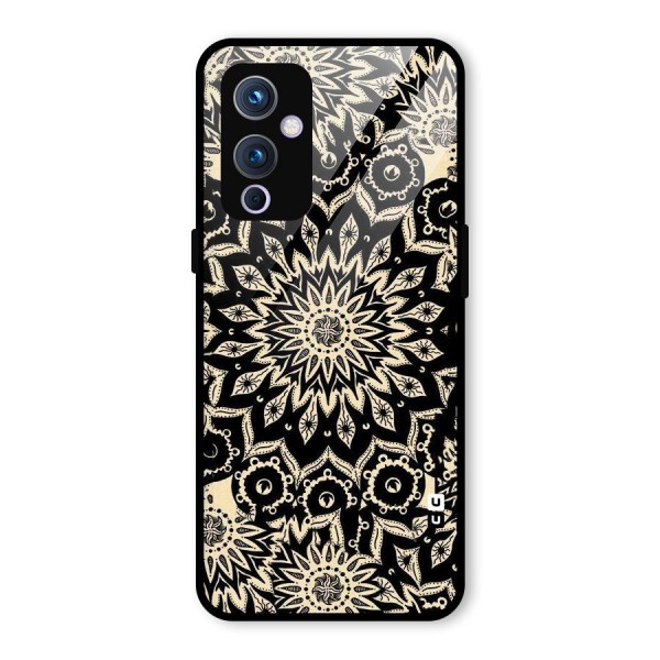 Golden Mandala Glass Back Case for OnePlus 9