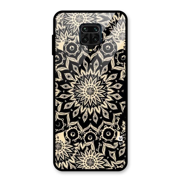 Golden Mandala Glass Back Case for Redmi Note 9 Pro Max