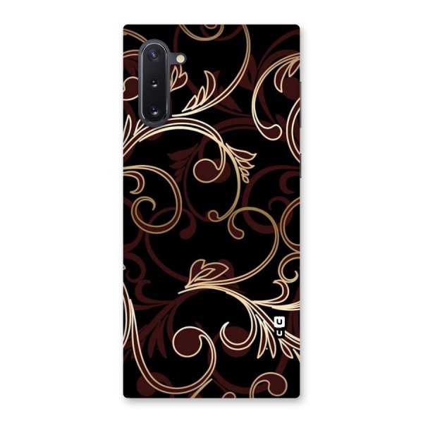 Golden Maroon Beauty Back Case for Galaxy Note 10