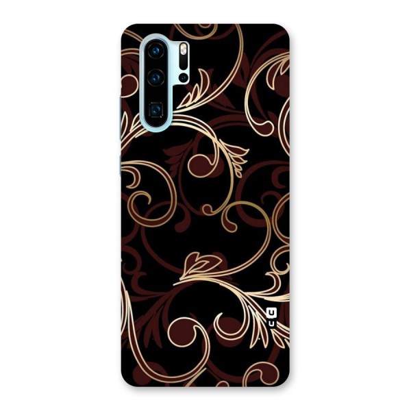 Golden Maroon Beauty Back Case for Huawei P30 Pro