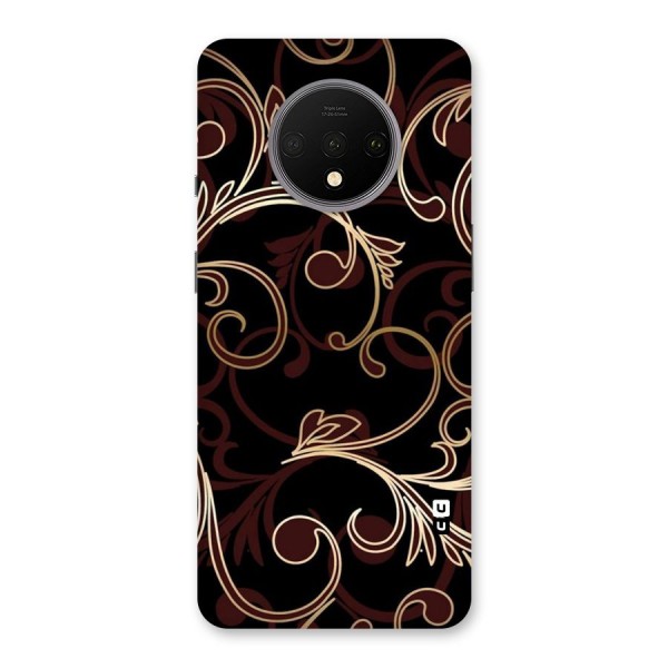 Golden Maroon Beauty Back Case for OnePlus 7T