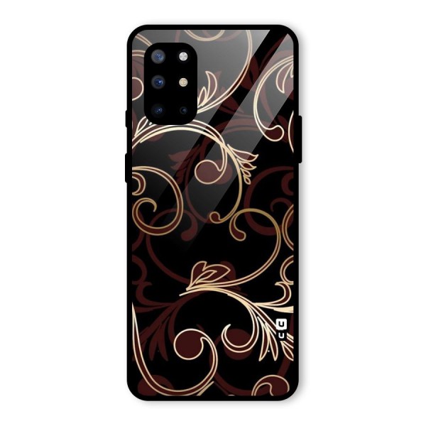 Golden Maroon Beauty Glass Back Case for OnePlus 8T
