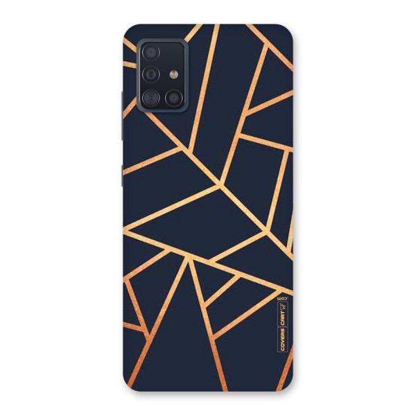 Golden Pattern Back Case for Galaxy A51