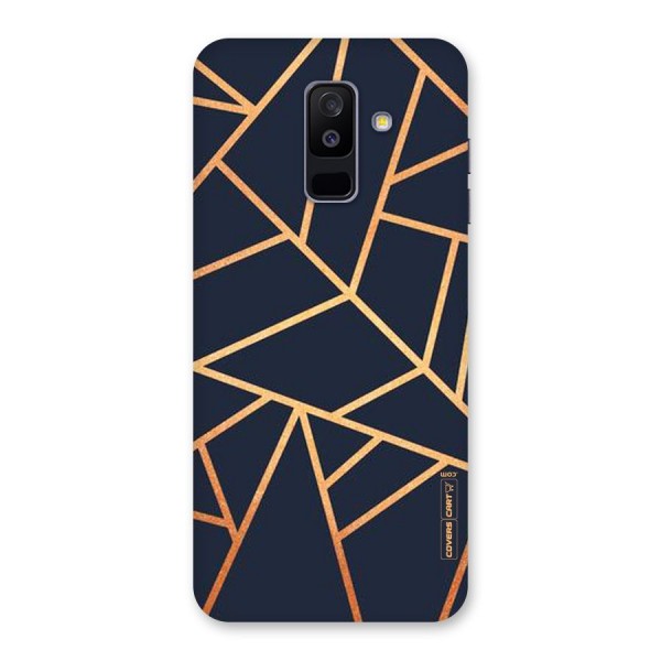 Golden Pattern Back Case for Galaxy A6 Plus