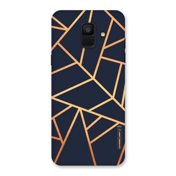 Golden Pattern Back Case for Galaxy A6 (2018)