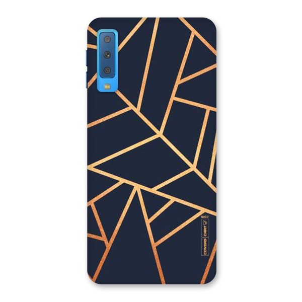 Golden Pattern Back Case for Galaxy A7 (2018)