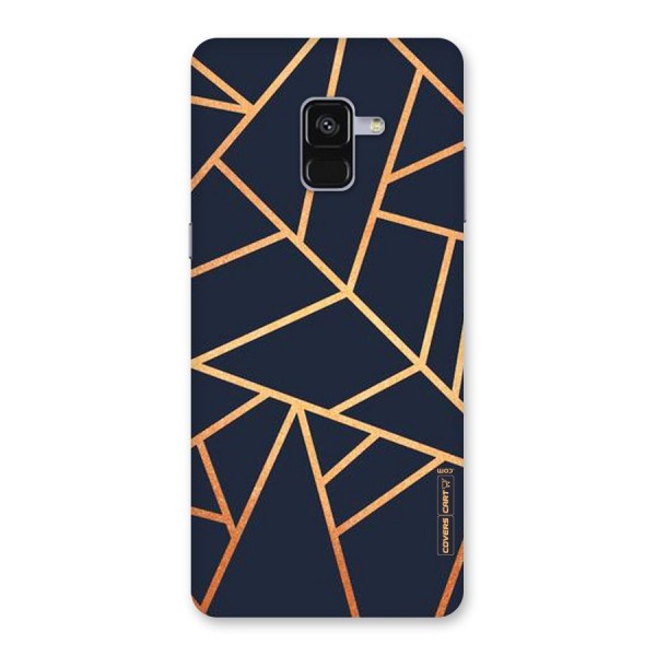 Golden Pattern Back Case for Galaxy A8 Plus