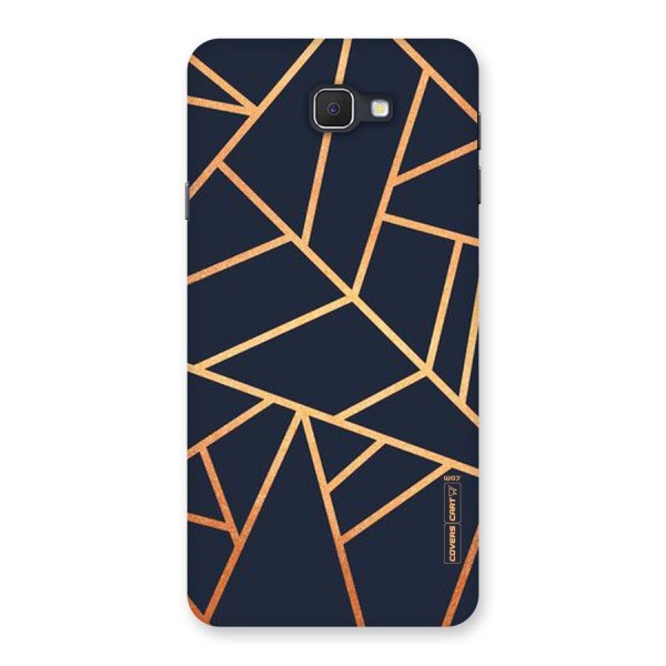 Golden Pattern Back Case for Galaxy On7 2016