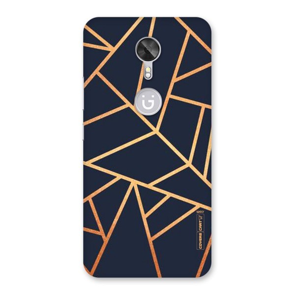 Golden Pattern Back Case for Gionee A1