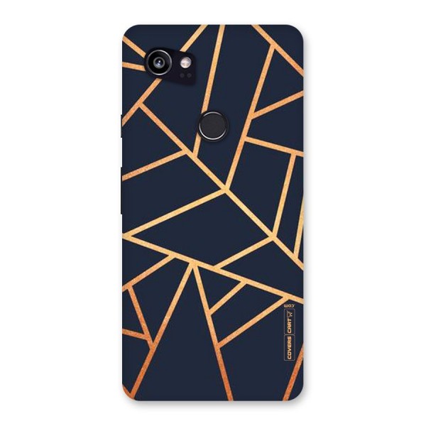 Golden Pattern Back Case for Google Pixel 2 XL