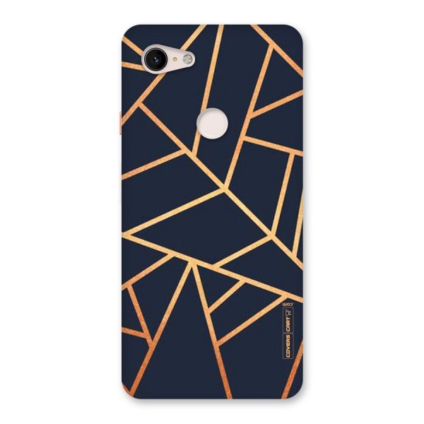 Golden Pattern Back Case for Google Pixel 3 XL