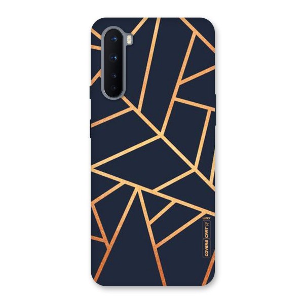 Golden Pattern Back Case for OnePlus Nord