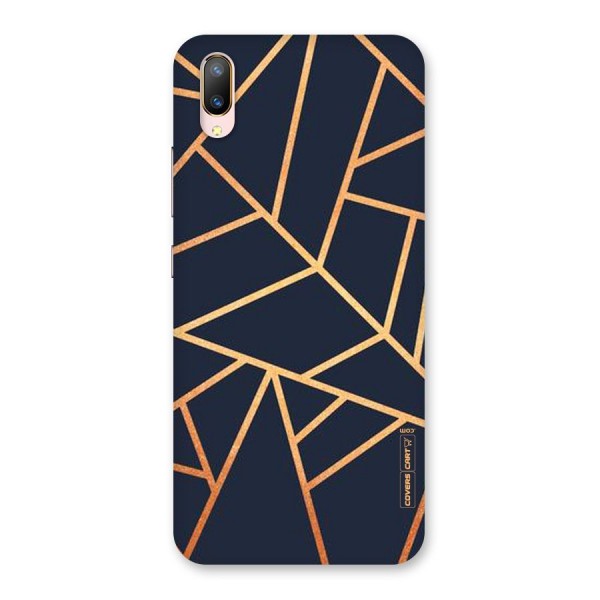 Golden Pattern Back Case for Vivo V11 Pro