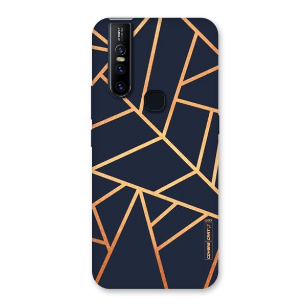 Golden Pattern Back Case for Vivo V15