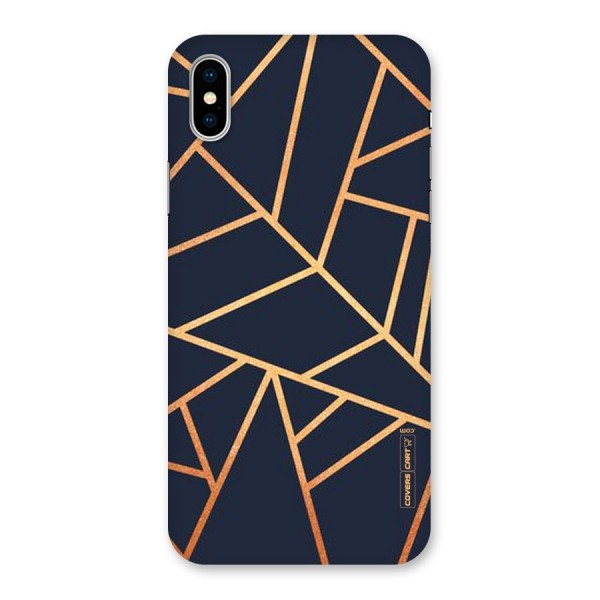 Golden Pattern Back Case for iPhone XS